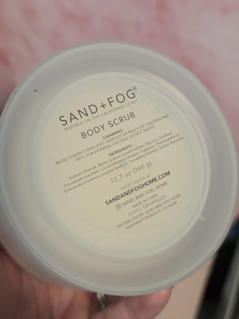 Sand + Fog Malibu Body Scrub – 12.7 oz